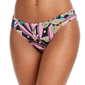 Bar III Hidden Jungle Printed Hipster Bikini Bottoms